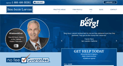 Desktop Screenshot of berginjurylawyers.com